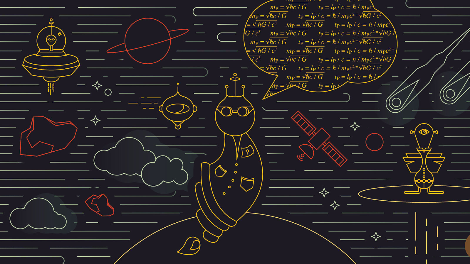 Illustration of the Planck scale