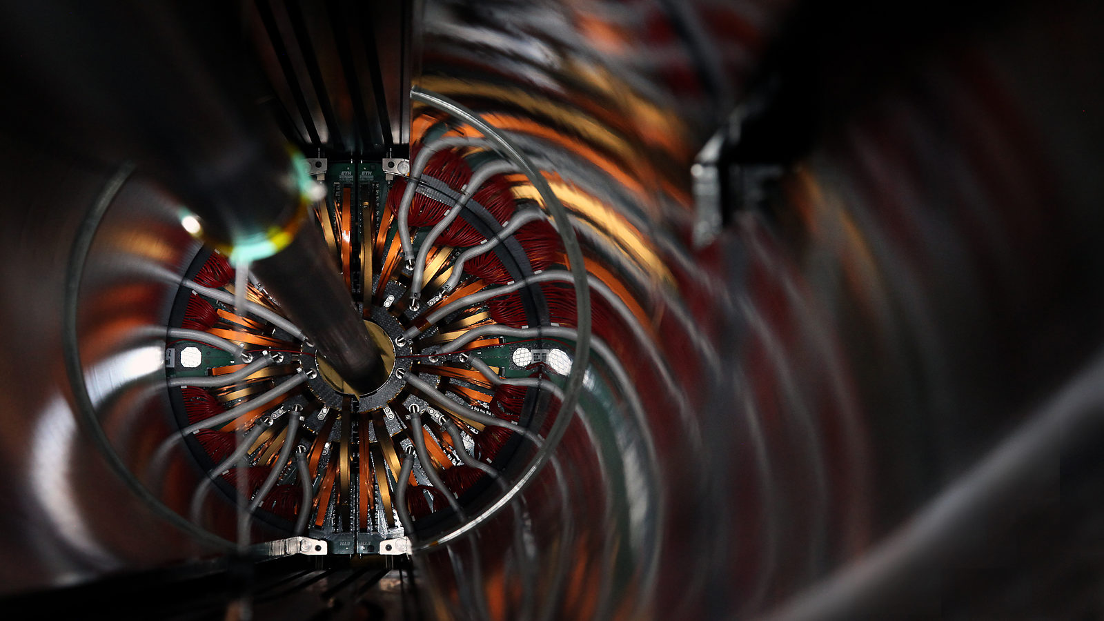 Close up image of the CMS pixel detector