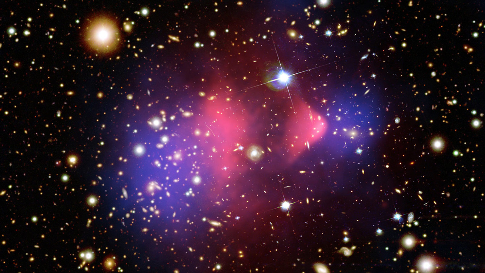 Photo of bullet cluster